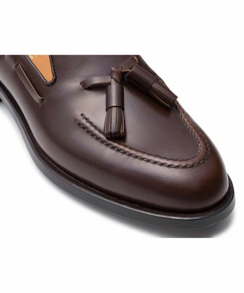 SHETLAND FOX / シェットランドフォックス ビジネス・ドレスシューズ | シェットランドフォックス 731F SHEFFIELD タッセルローファー ダークブラウン | 詳細6