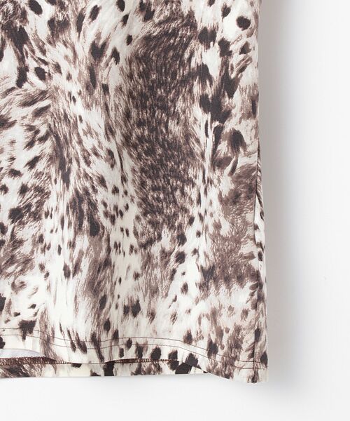 SHIFFON / シフォン Tシャツ | 【DRESSCAMP】Leopard プリントTシャツ | 詳細3