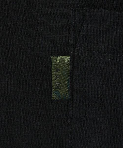 SHIFFON / シフォン Tシャツ | 【AKM Contemporary】≪雑誌掲載商品≫ポケット付スラブUネックTシャツ | 詳細1