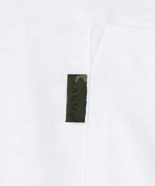 SHIFFON / シフォン Tシャツ | 【AKM Contemporary】≪雑誌掲載商品≫ポケット付スラブUネックTシャツ | 詳細6