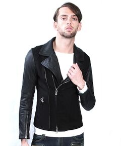 SHIFFON / シフォン レザーブルゾン・ジャケット | 【SHELLAC】ダブルレザーライダース