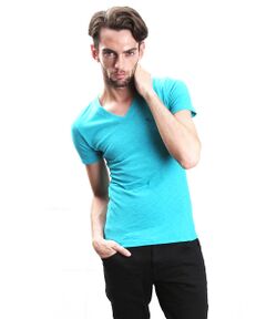 SHIFFON / シフォン Tシャツ | 【1PIU1UGUALE3 RELAX】スラブVネックTシャツ