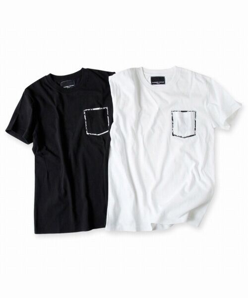 SHIFFON / シフォン Tシャツ | 【NUMBER (N)INE DENIM】音符デザインポケット付UネックTシャツ | 詳細9