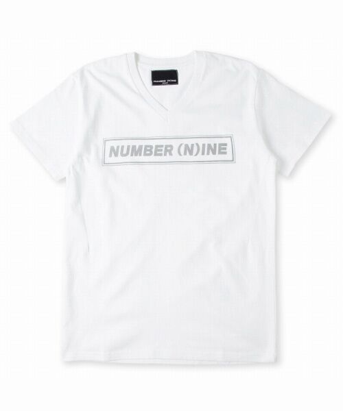 SHIFFON / シフォン Tシャツ | 【NUMBER (N)INE DENIM】ロゴプリントVネックTシャツ | 詳細11