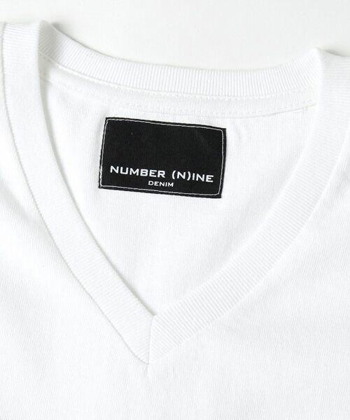 SHIFFON / シフォン Tシャツ | 【NUMBER (N)INE DENIM】ロゴプリントVネックTシャツ | 詳細13