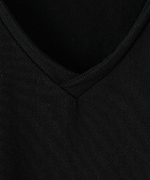 SHIFFON / シフォン Tシャツ | 【AKM Contemporary】ベーシックコットンＶネックＴシャツ | 詳細1