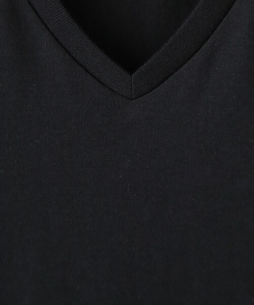 SHIFFON / シフォン Tシャツ | 【AKM Contemporary】<最高級コットン使用>スーピマコットンVネックＴシャツ | 詳細1