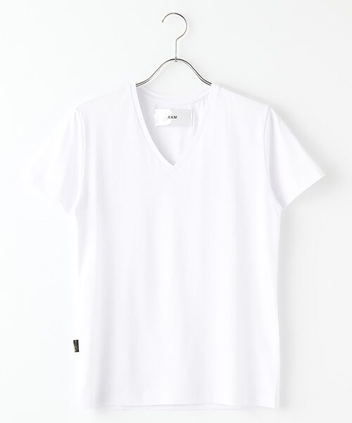 SHIFFON / シフォン Tシャツ | 【AKM Contemporary】<最高級コットン使用>スーピマコットンVネックＴシャツ | 詳細5