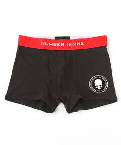 【NUMBER (N)INE DENIM】レッドベルトスカルボクサーパンツ