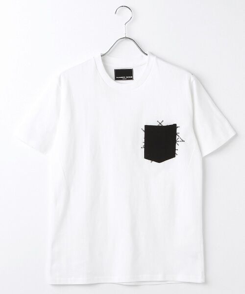 SHIFFON / シフォン Tシャツ | 【NUMBER (N)INE DENIM】ランダムロゴポケットTシャツ | 詳細9