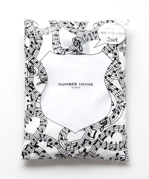 SHIFFON / シフォン Tシャツ | 【NUMBER (N)INE DENIM】クルーネックロングTシャツ2枚セット（2Pパック） | 詳細11