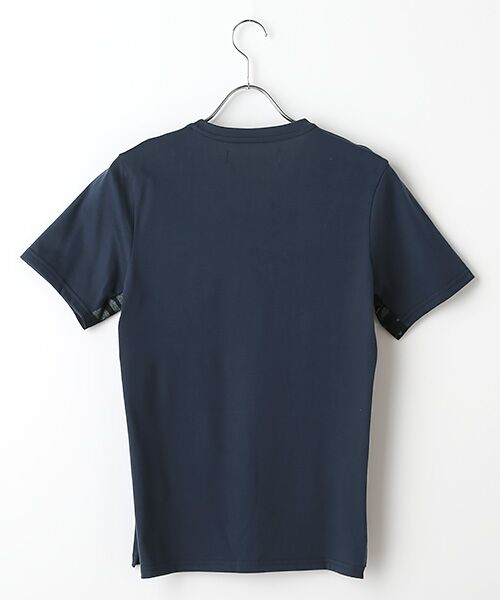 SHIFFON / シフォン Tシャツ | 【AKM Contemporary】カモフラージュ柄切替ZIPポケット付Tシャツ | 詳細1