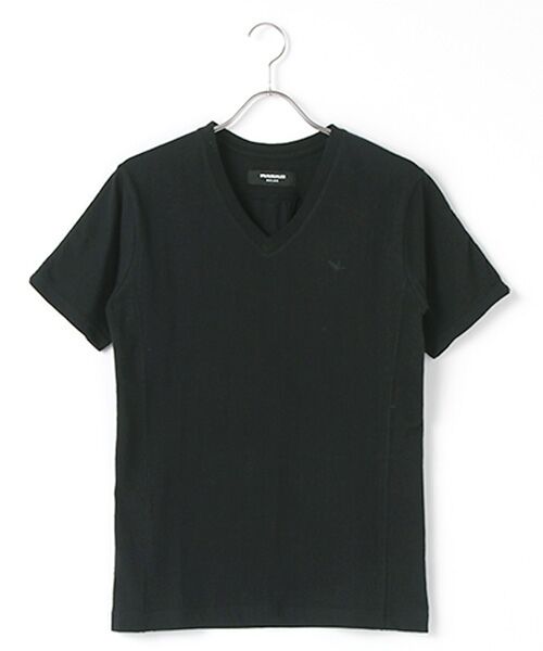 SHIFFON / シフォン Tシャツ | 箔ロゴVネックTシャツ | 詳細3