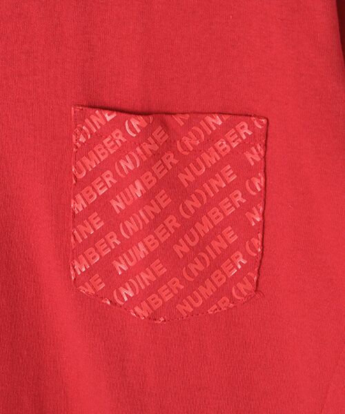 SHIFFON / シフォン Tシャツ | ロゴパターンプリントポケットTシャツ | 詳細11