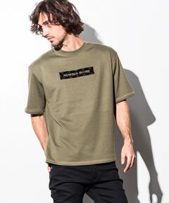 サイドテープ付フロントロゴビッグTシャツ