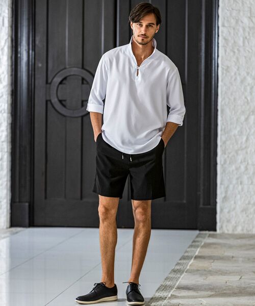 SHIFFON / シフォン ショート・ハーフ・半端丈パンツ | シアサッカーショートパンツ | 詳細3