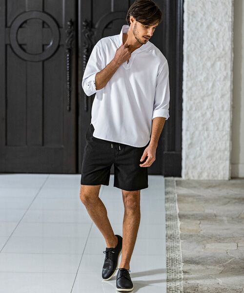 SHIFFON / シフォン ショート・ハーフ・半端丈パンツ | シアサッカーショートパンツ | 詳細4