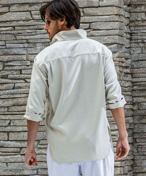 SHIFFON / シフォン シャツ・ブラウス | スキッパープルオーバーシャツ | 詳細7