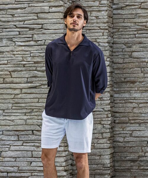 SHIFFON / シフォン シャツ・ブラウス | スキッパープルオーバーシャツ | 詳細13