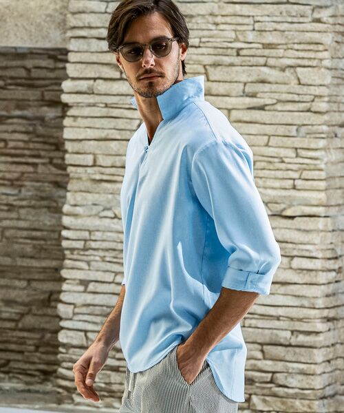 SHIFFON / シフォン シャツ・ブラウス | スキッパープルオーバーシャツ | 詳細16