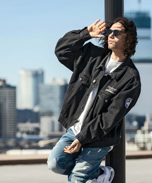 SHIFFON / シフォン その他トップス | オーバーサイズデニムジャケット | 詳細2