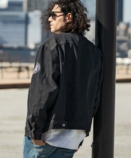 SHIFFON / シフォン その他トップス | オーバーサイズデニムジャケット | 詳細3