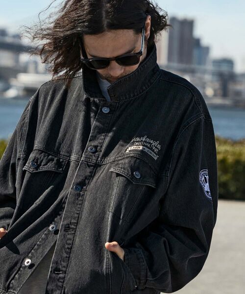 SHIFFON / シフォン その他トップス | オーバーサイズデニムジャケット | 詳細4