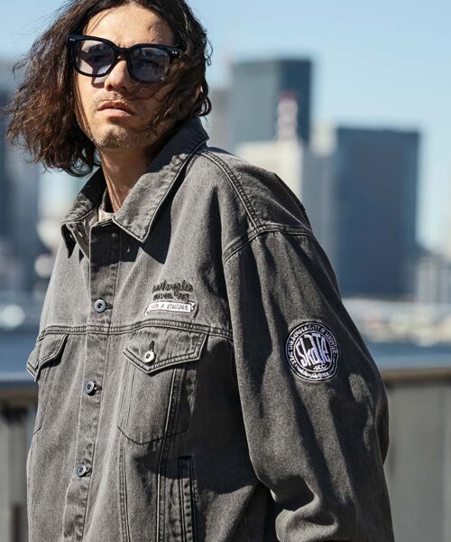 SHIFFON / シフォン その他トップス | オーバーサイズデニムジャケット | 詳細7