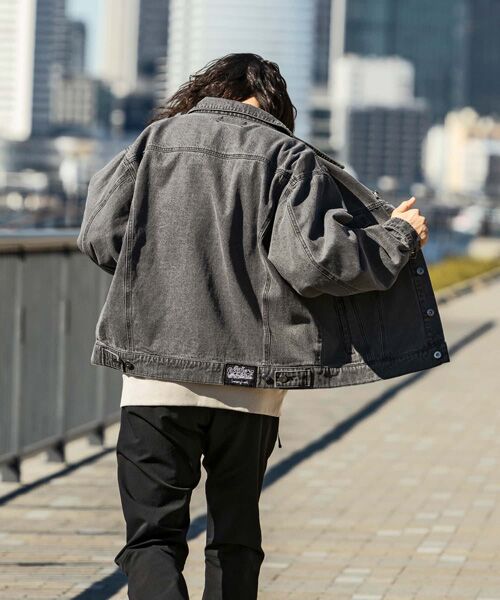 SHIFFON / シフォン その他トップス | オーバーサイズデニムジャケット | 詳細9