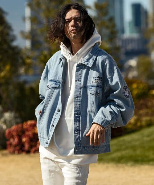 SHIFFON / シフォン その他トップス | オーバーサイズデニムジャケット | 詳細11