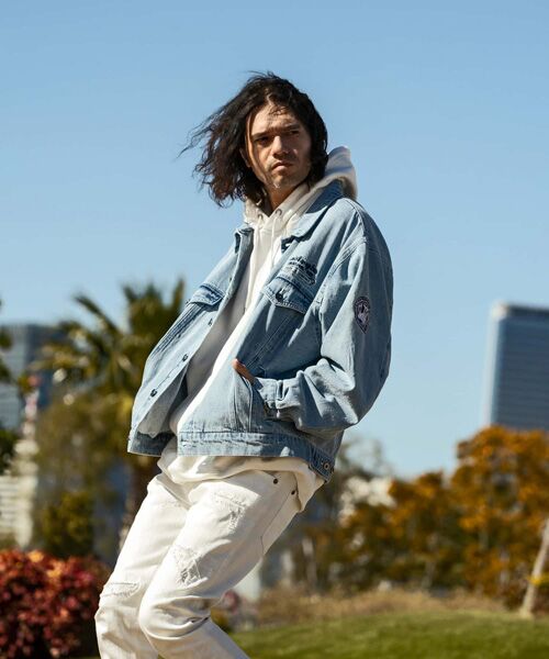 SHIFFON / シフォン その他トップス | オーバーサイズデニムジャケット | 詳細12