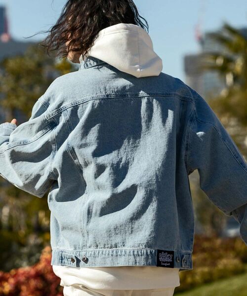 SHIFFON / シフォン その他トップス | オーバーサイズデニムジャケット | 詳細15