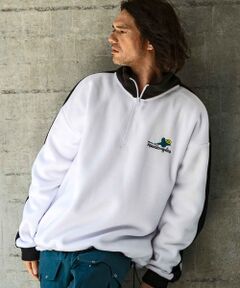 SHIFFON / シフォン その他トップス | 袖ラインフリースジャケット