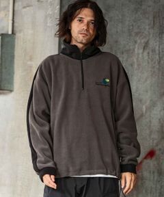 SHIFFON / シフォン その他トップス | 袖ラインフリースジャケット