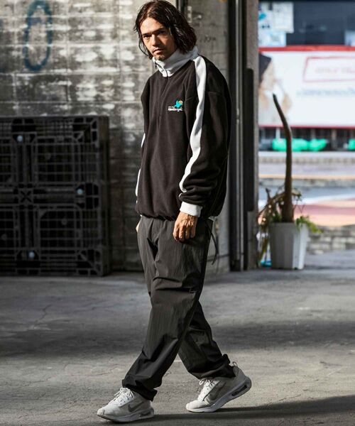 SHIFFON / シフォン その他トップス | 袖ラインフリースジャケット | 詳細4