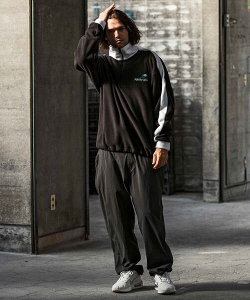 SHIFFON / シフォン その他トップス | 袖ラインフリースジャケット | 詳細5