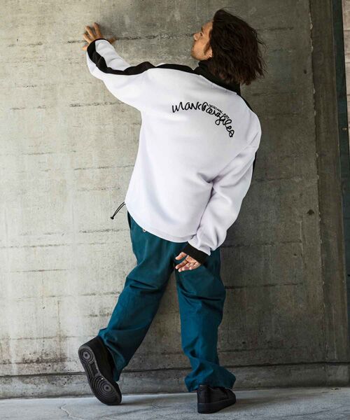 SHIFFON / シフォン その他トップス | 袖ラインフリースジャケット | 詳細10