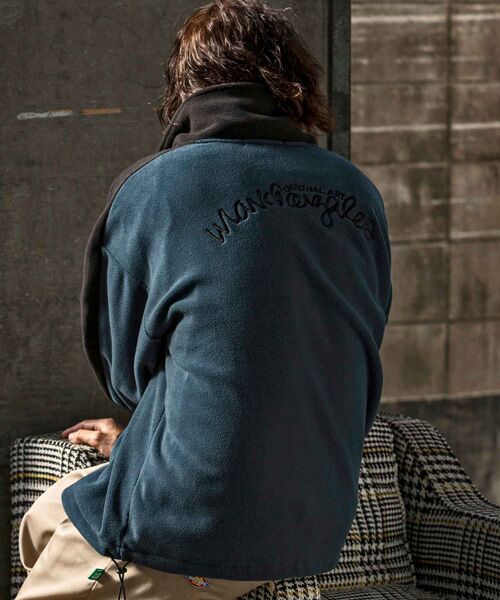 SHIFFON / シフォン その他トップス | 袖ラインフリースジャケット | 詳細16