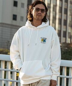 SHIFFON / シフォン パーカー | プリントプルオーバーパーカー