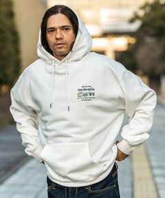 SHIFFON / シフォン パーカー | プリントプルオーバーパーカー