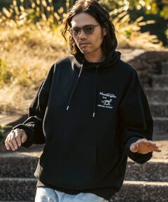 SHIFFON / シフォン パーカー | プリントプルオーバーパーカー