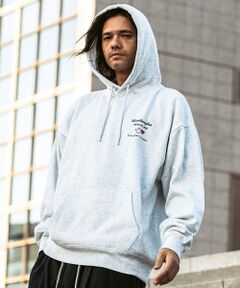 SHIFFON / シフォン パーカー | プリントプルオーバーパーカー