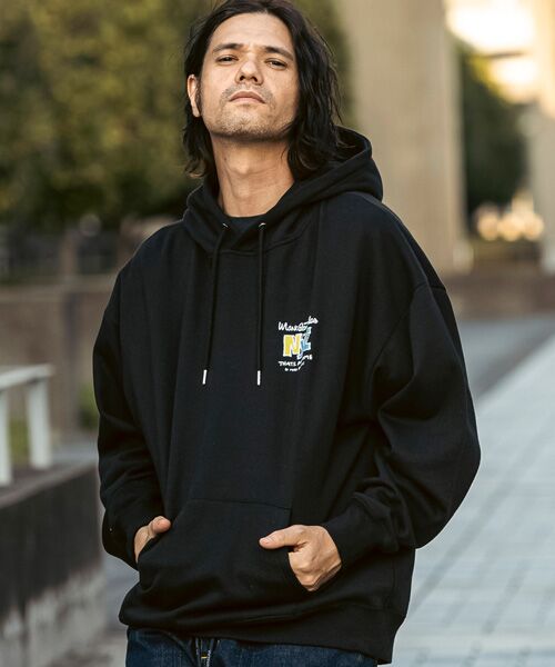 SHIFFON / シフォン パーカー | プリントプルオーバーパーカー | 詳細1