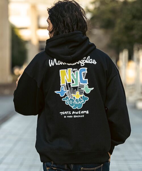 SHIFFON / シフォン パーカー | プリントプルオーバーパーカー | 詳細2