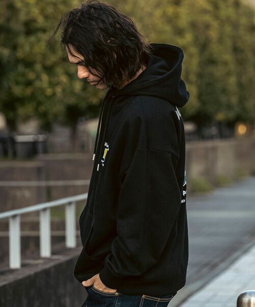 SHIFFON / シフォン パーカー | プリントプルオーバーパーカー | 詳細3