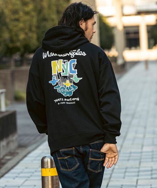 SHIFFON / シフォン パーカー | プリントプルオーバーパーカー | 詳細5