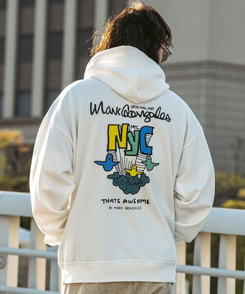 SHIFFON / シフォン パーカー | プリントプルオーバーパーカー | 詳細7