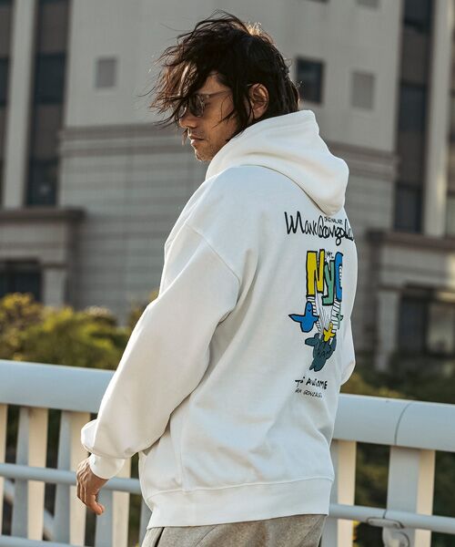 SHIFFON / シフォン パーカー | プリントプルオーバーパーカー | 詳細8