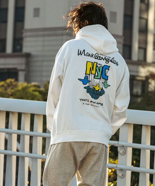 SHIFFON / シフォン パーカー | プリントプルオーバーパーカー | 詳細10