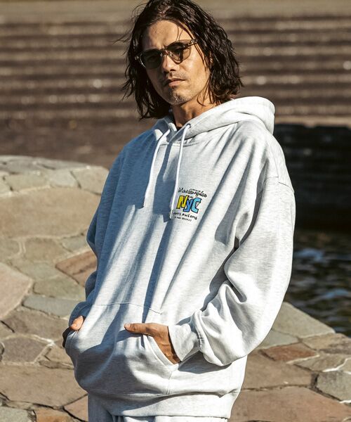 SHIFFON / シフォン パーカー | プリントプルオーバーパーカー | 詳細11